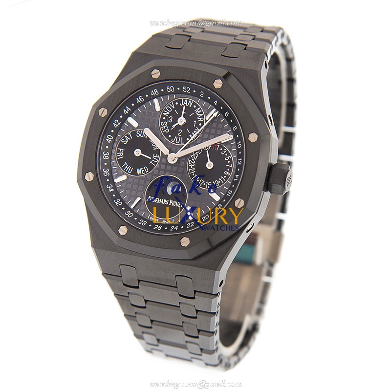 Audemars Piguet Royal Oak Replica Watch 26579CE.OO.1225CE.01 Automatic Black Dial Ceramic - Image 3