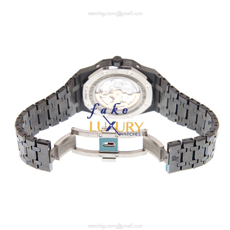 Audemars Piguet Royal Oak Replica Watch 26579CE.OO.1225CE.01 Automatic Black Dial Ceramic - Image 5