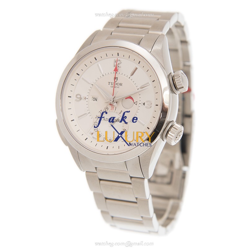 Tudor 79620T HERITAGE ADVISOR Automatic Stainless Steel Replica Watch, White Dial, Silver Strap - Image 3