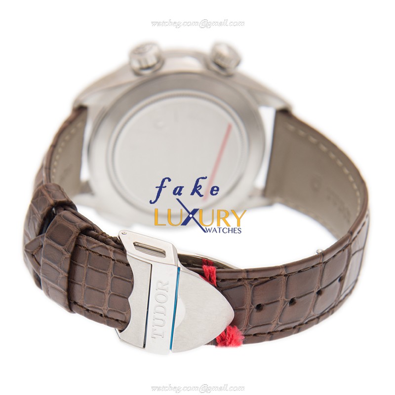 Tudor 79620TC Replica Watch, Automatic, Stainless Steel Case, Brown Dial, Leather Strap - Image 5