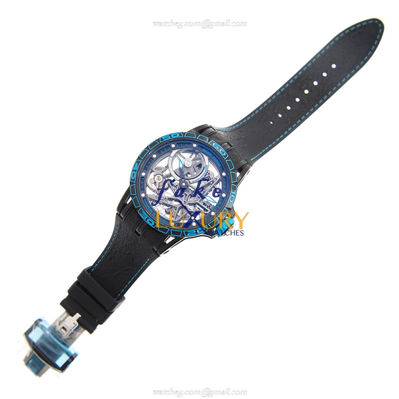 Roger Dubuis Excalibur RDDBEX0696 Automatic Titanium Skull Dial Replica Watch - Image 2