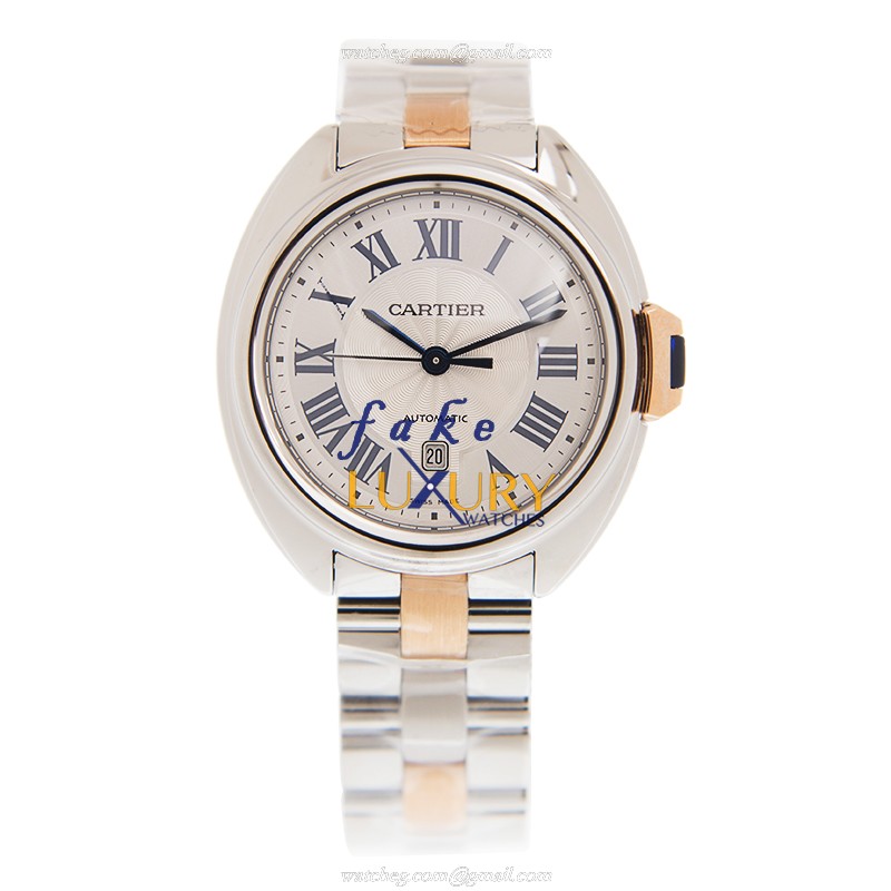 Cartier W2CL0012 BALLON BLEU Automatic Stainless Steel Replica Watch, Silver Dial, 40mm Case - Image 2