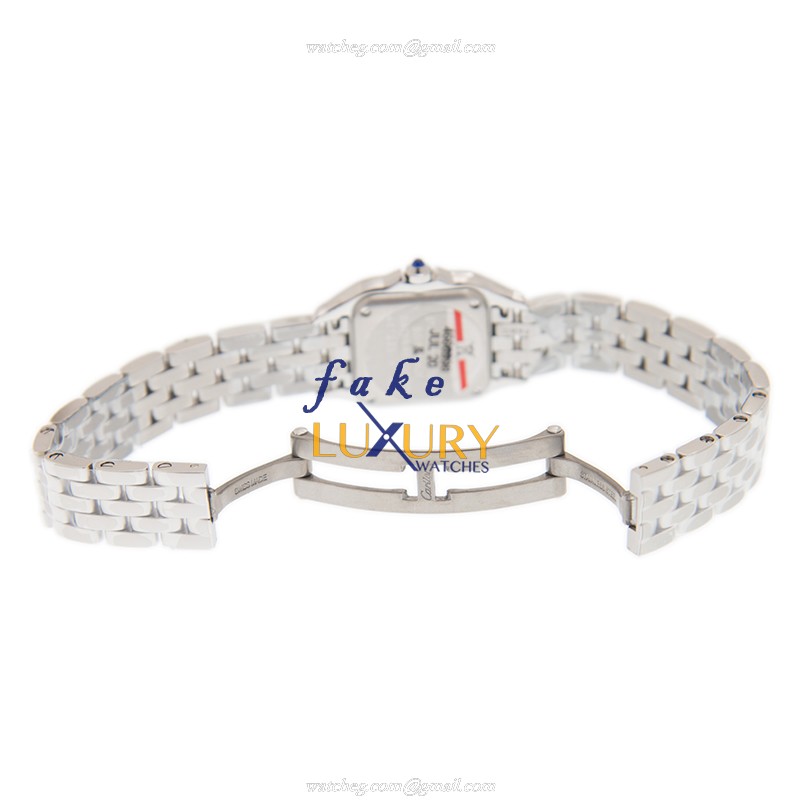- CARTIER W4PN0007 PANTHeRE DE CARTIER Quartz Stainless Steel Replica Watch - White Dial - Image 5