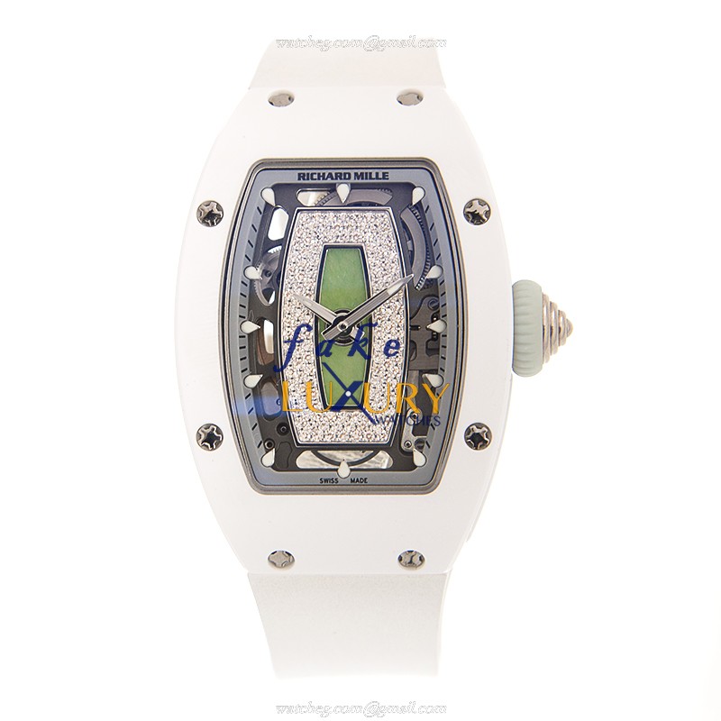 Richard Mille RM07-01 WG-ATZ JADE Replica Watch With Automatic Movement, Green Ceramic Dial - Image 2