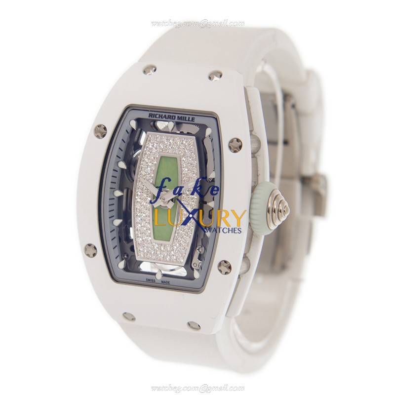 Richard Mille RM07-01 WG-ATZ JADE Replica Watch With Automatic Movement, Green Ceramic Dial - Image 3