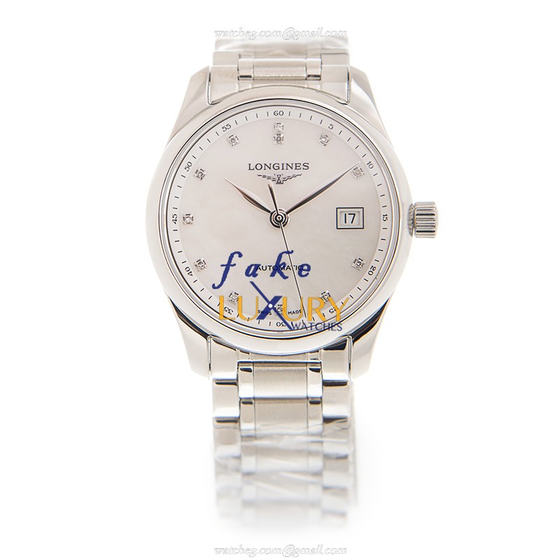 Longines L2.257.4.87.6 MASTER Replica Watch, Automatic Movement, White Dial, Steel Case - Image 2