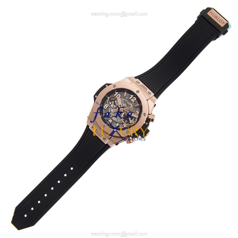 -441.OX.1180.RX Hublot BIG BANG Automatic 18kt Rose Gold Replica Watch - Silver Dial - Image 2