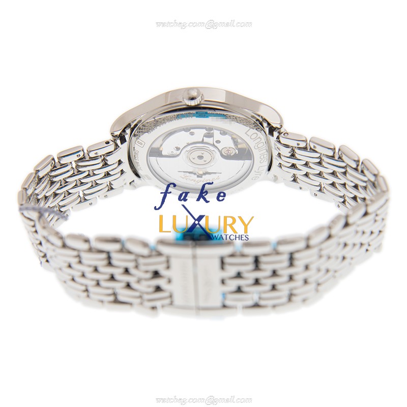 Longines Lyre L4.860.4.92.6 - Replica Watch - Blue Dial - Automatic - Steel Bracelet - Image 4