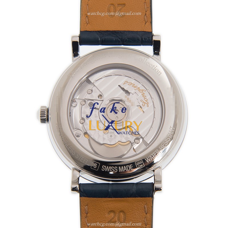 Longines Elegant L4.910.4.92.2 Replica Watch, Automatic Movement, Blue Dial, Leather Strap - Image 3
