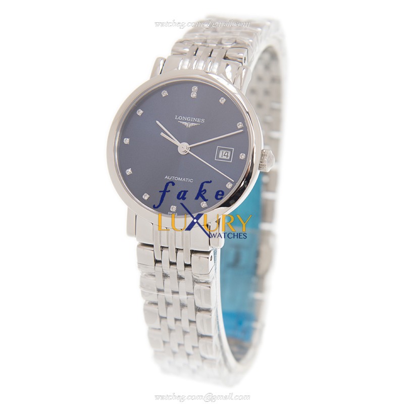 Longines Elegant Automatic Stainless Steel Blue Dial L4.310.4.97.6 Replica Watch - Image 3