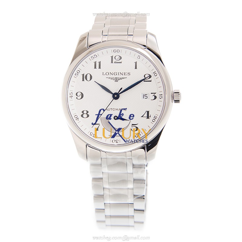 Longines L2.908.4.78.6 Replica Watch - Automatic Swiss Movement, Silver Dial, Stainless Steel Case - Image 2