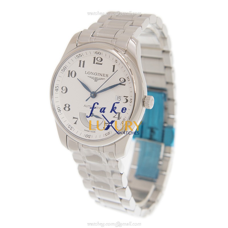 Longines L2.908.4.78.6 Replica Watch - Automatic Swiss Movement, Silver Dial, Stainless Steel Case - Image 3