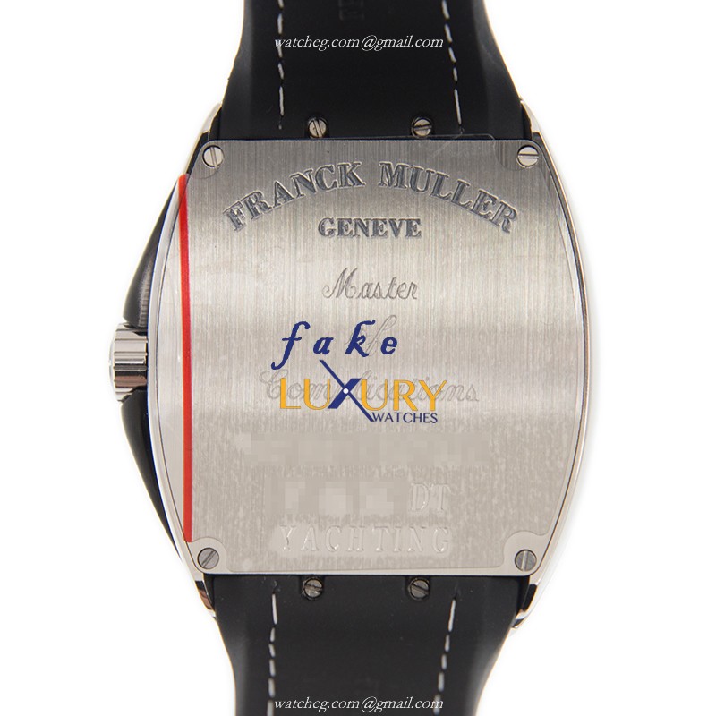 Franck Muller V 45 SC DT YACHTING AC.NR VANGUARD - Replica Watch - Automatic - Steel Case - Black - Image 3