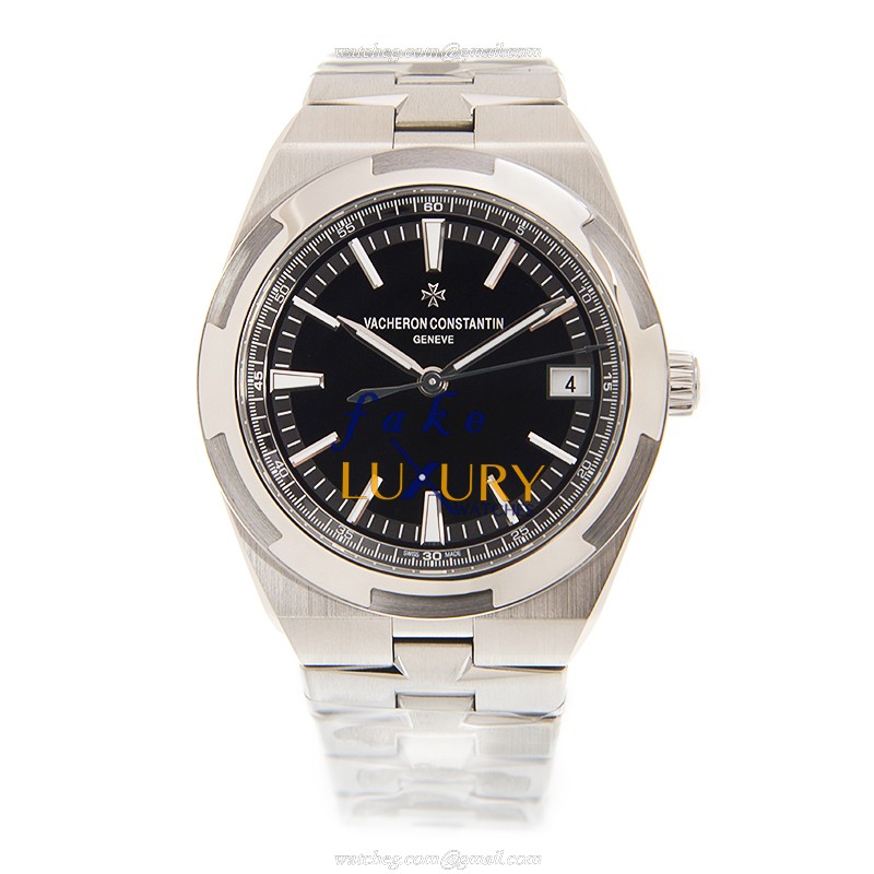 Vacheron Constantin 4500V/110A-B483 Overseas Replica Watch Automatic Black Dial Steel Bracelet 41mm - Image 2