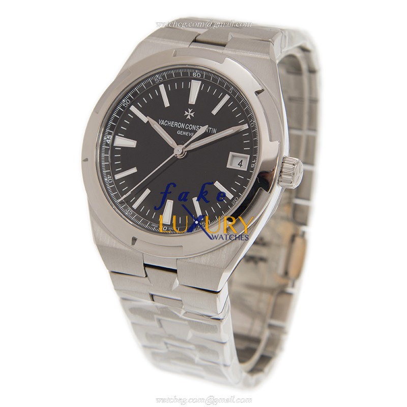 Vacheron Constantin 4500V/110A-B483 Overseas Replica Watch Automatic Black Dial Steel Bracelet 41mm - Image 3