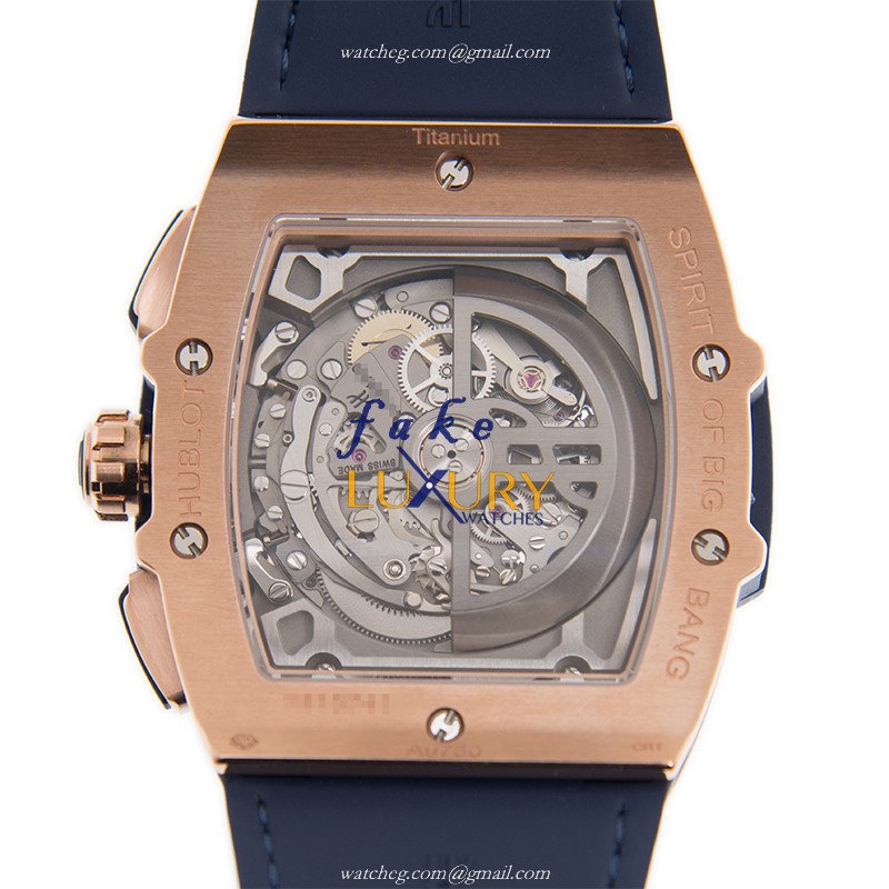 Hublot 601.OX.7180.LR BIG BANG Automatic 18kt Rose Gold Replica Watch - Swiss Movement, Silver - Image 3