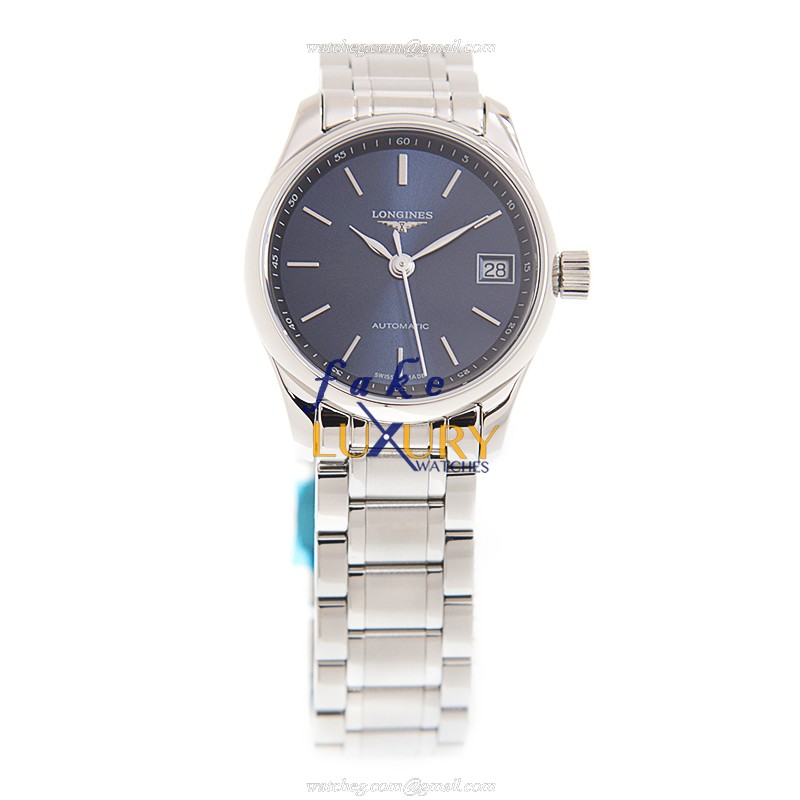 Longines MASTER L2.128.4.92.6 Automatic Blue Dial Replica Watch, Steel Case Bracelet - Image 2