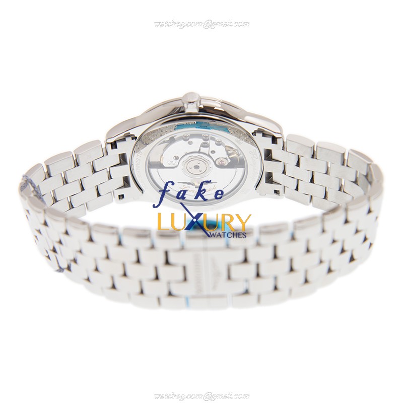 Longines L4.974.4.92.6 FLAGSHIP Replica Watch, Blue Dial, Automatic Movement, Steel Bracelet - Image 4