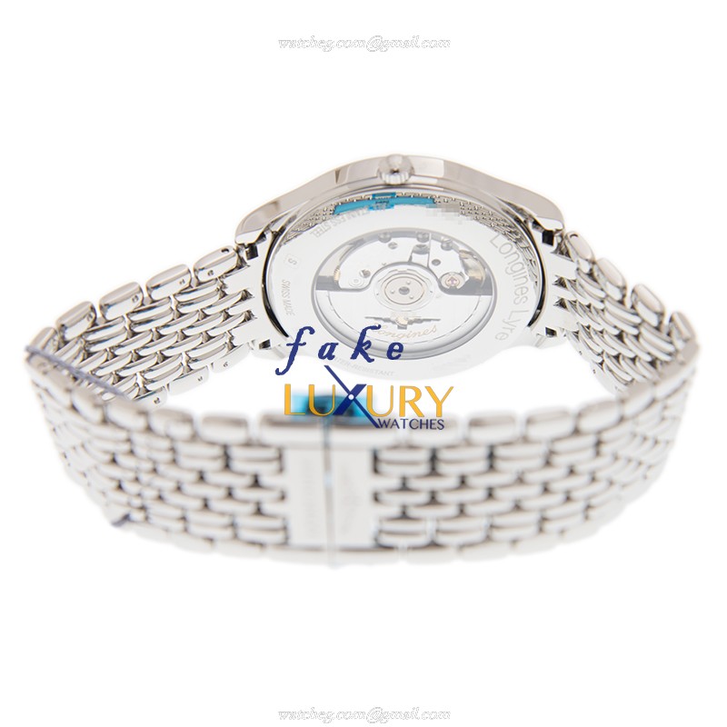 Longines L4.960.4.92.6 Luxury Swiss Replica Watch, Auto Movement, Stainless Steel Case, Blue Dial - Image 4