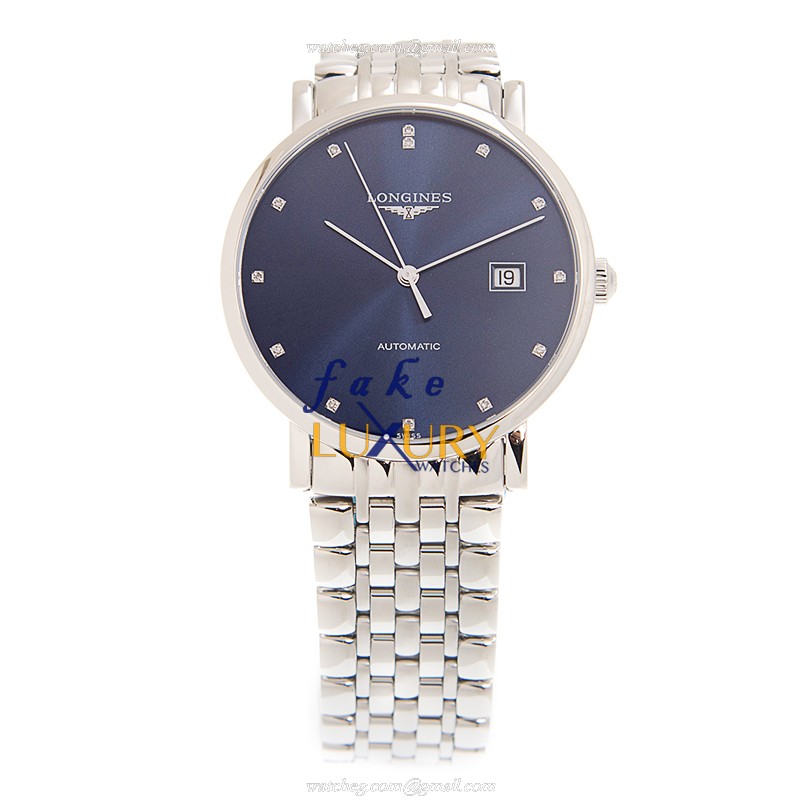 Longines L4.910.4.97.6 Replica Watch, Blue Dial, Automatic Movement, Steel Bracelet - Image 2