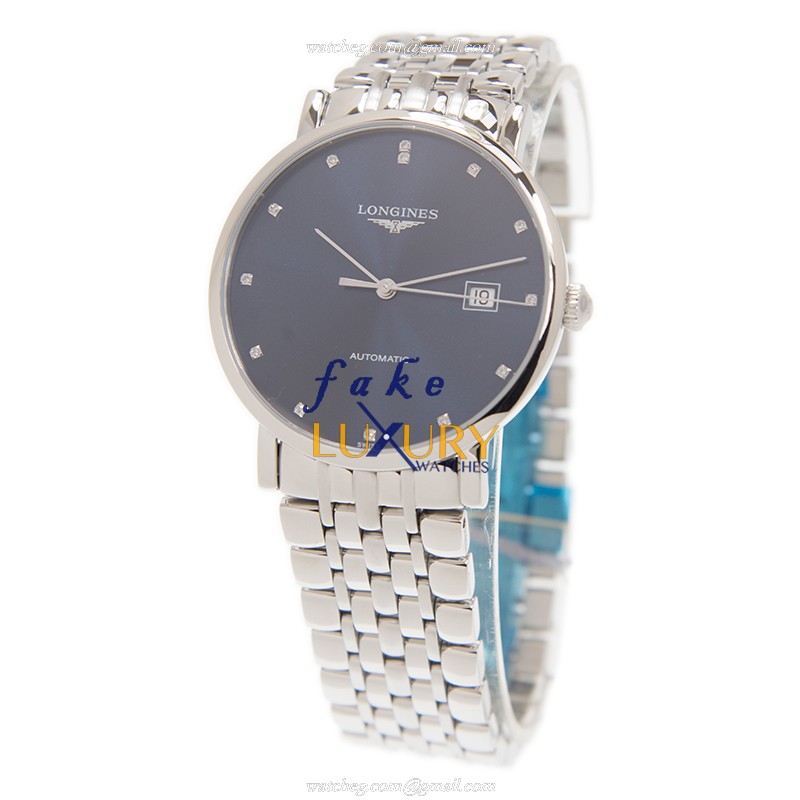 Longines L4.910.4.97.6 Replica Watch, Blue Dial, Automatic Movement, Steel Bracelet - Image 3