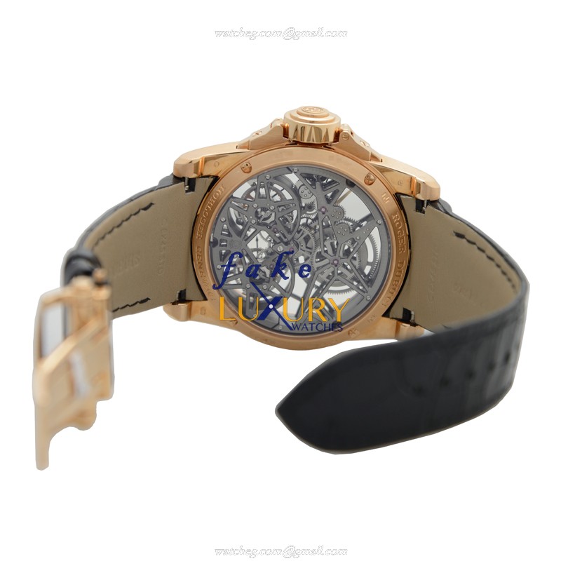 Roger Dubuis RDDBEX0472 Excalibur Replica Watch, Manual Wind, Transparent Skull Dial, 18kt Rose - Image 3