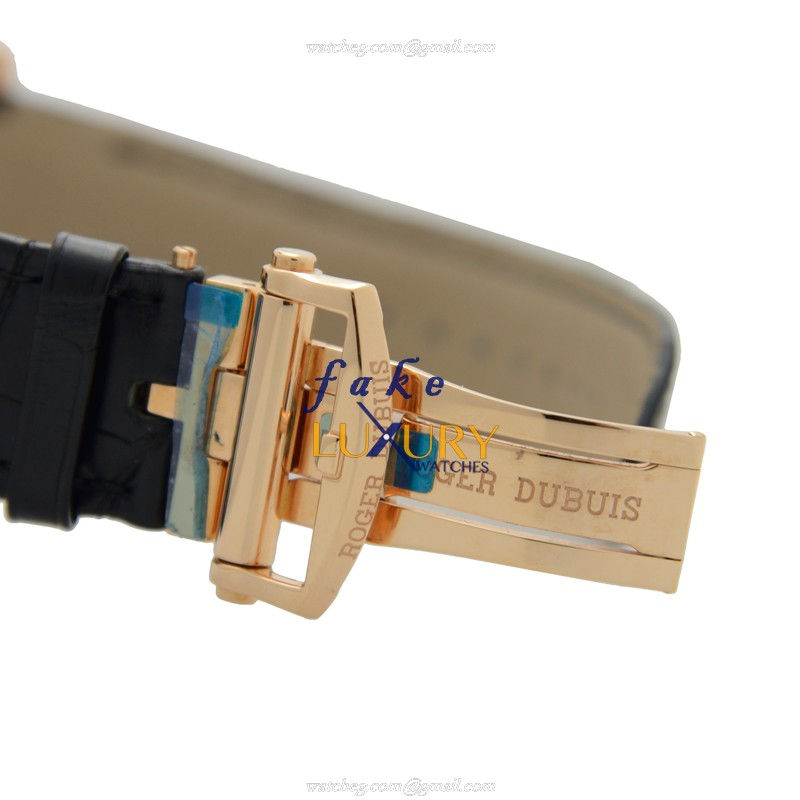 Roger Dubuis RDDBEX0472 Excalibur Replica Watch, Manual Wind, Transparent Skull Dial, 18kt Rose - Image 4