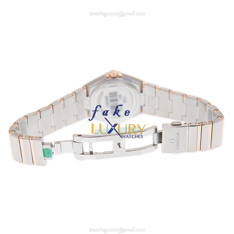 Omega 131.20.28.60.63.001 Constellation Quartz 18kt Rose Gold & Steel Replica Watch, Automatic - Image 5