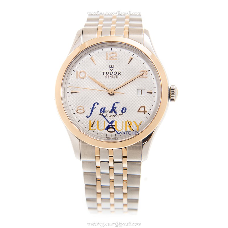 Tudor 91551SVAR 1926 Replica Watch - Automatic - 18kt Rose Gold & Steel Case - Silver Dial - 41mm - Image 2