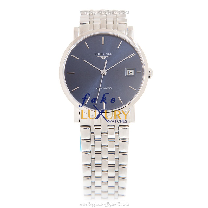 Longines L4.809.4.92.6 Replica Watch Elegant Series Automatic Blue Dial Stainless Steel Case Silver - Image 2