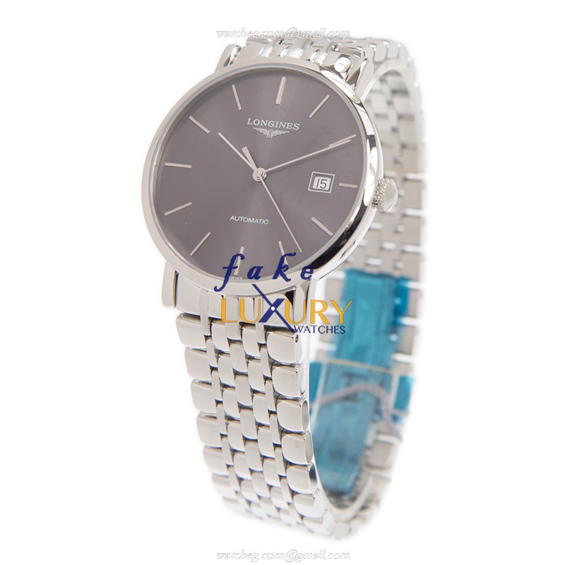 Longines L4.910.4.72.6 Replica Watch, Automatic, Stainless Steel Case, Gray Dial - Image 3
