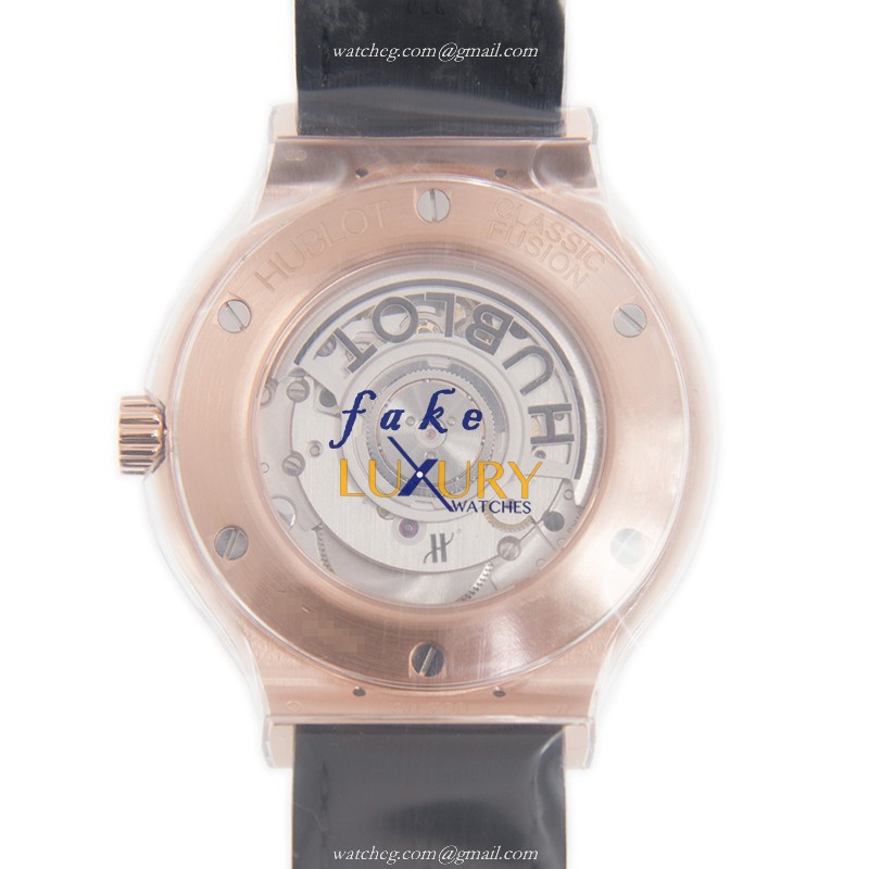 Hublot 565.OX.1181.LR.1104 Automatic 18kt Rose Gold & Diamonds Black Dial Replica Watch - Image 3