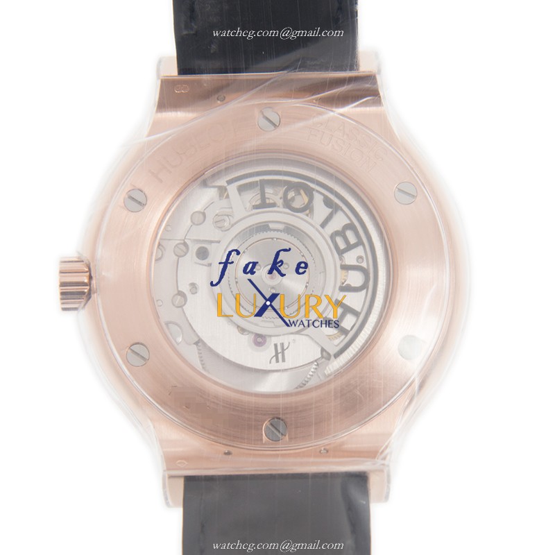 Hublot Classic Fusion 565.OX.1181.LR | Automatic | 18kt Rose Gold | Black Leather | Replica Watch - Image 3