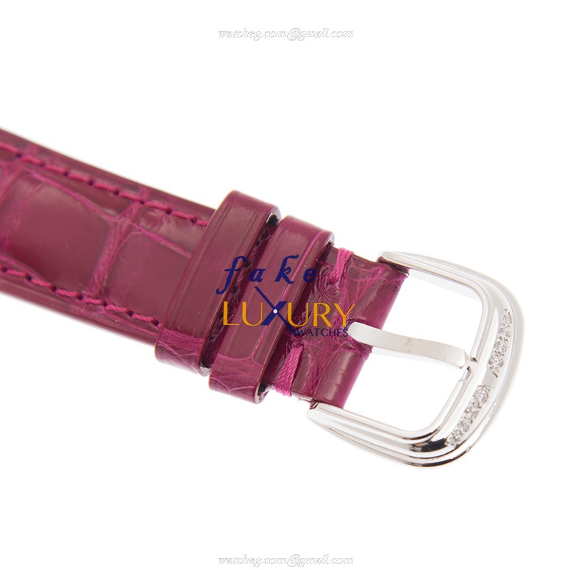 Franck Muller 5850 SC D CD OG Cintree Curvex Automatic 18kt White Gold Diamond Pink Leather - Image 3