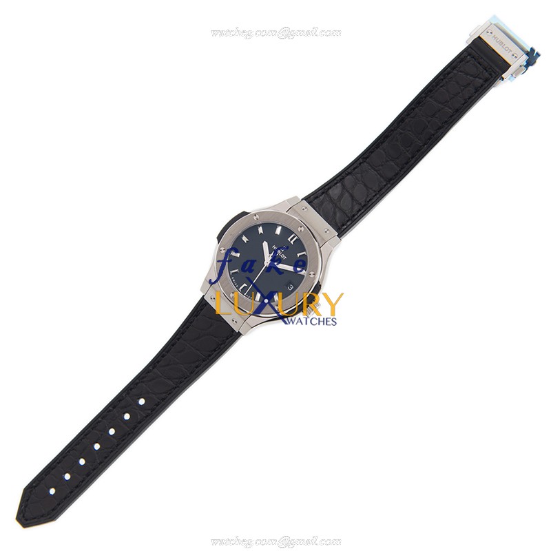 Hublot 581.NX.1171.LR CLASSIC FUSION Quartz Stainless Steel - Black Dial Replica Watch - Image 2