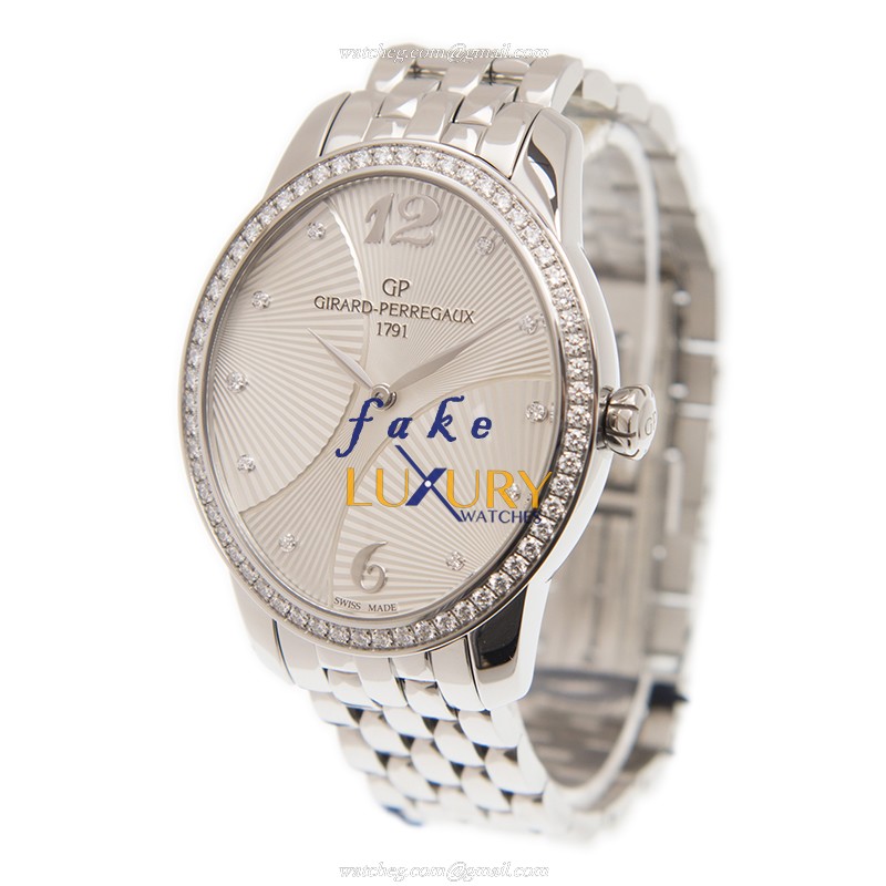 Girard Perregaux CATS EYE 80493D11A161-11A Replica Watch White Dial Stainless Steel Diamonds - Image 3