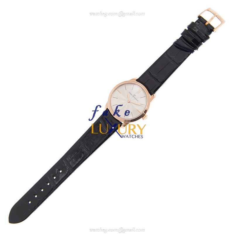 Girard Perregaux 49528-52-131-CB6A 1966 Replica Watch, Automatic, White Dial, 18kt Rose Gold Case - Image 2