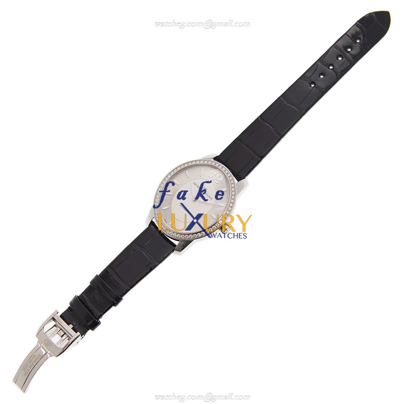 Girard Perregaux 80493D11A131-CK6A Cats Eye Automatic White Dial Replica Watch - Image 2