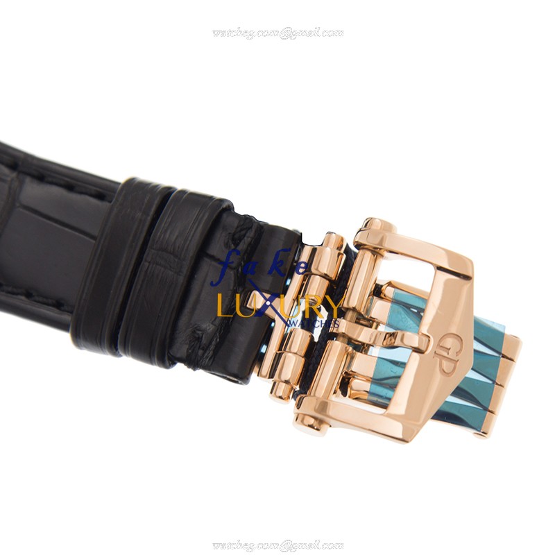 Girard Perregaux 81005-52-432-BB6A Laureato Replica Watch With Automatic Movement, Blue Dial, Rose - Image 4