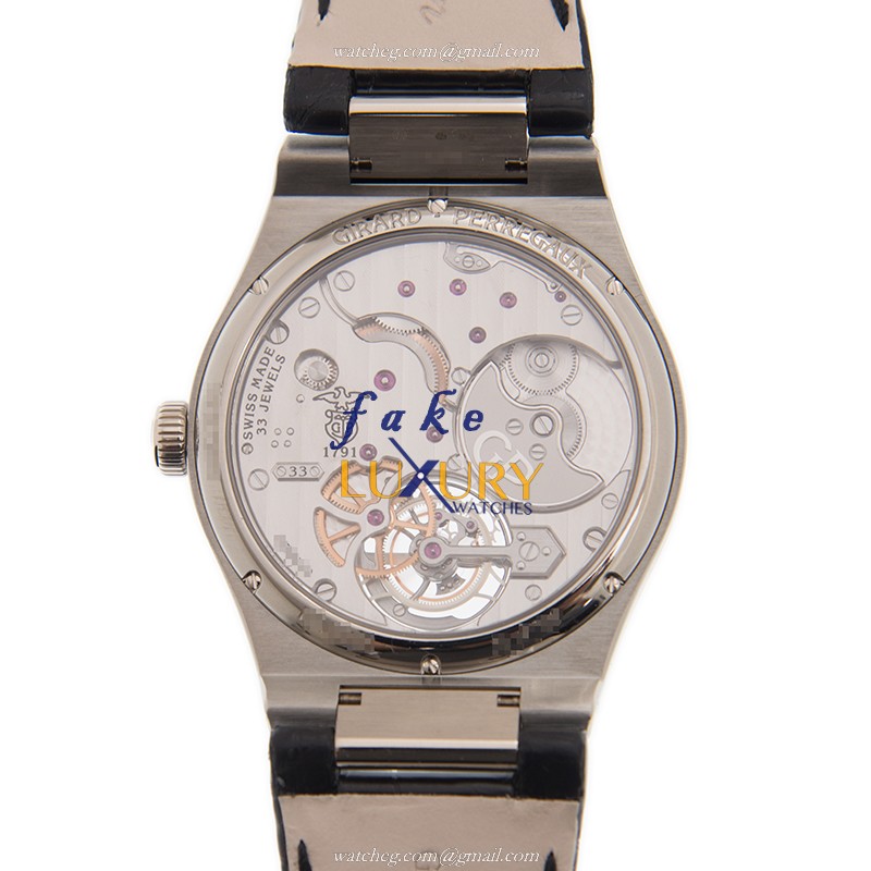 Girard Perregaux Laureato 99105-41-232-BB6A Replica Watch Gray Dial Automatic 18kt White Gold & - Image 3