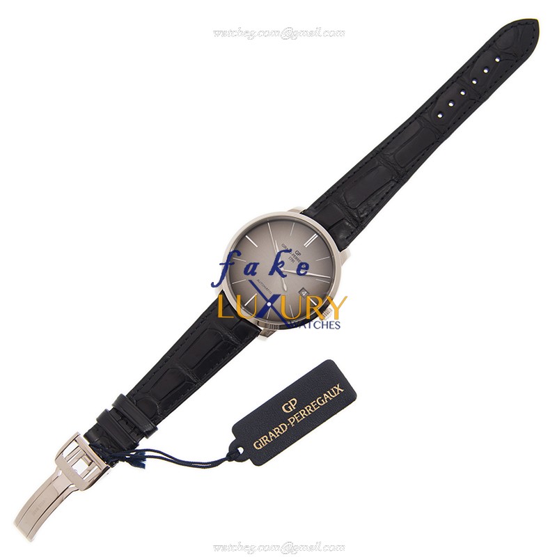 49551-53-231-BB60 - Girard Perregaux 1966 Replica Watch Automatic 18kt White Gold Gray Dial - Image 2