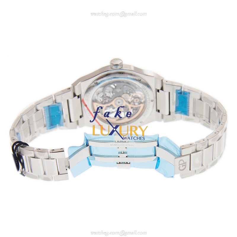Girard Perregaux Laureato 81015-11-001-11A Replica Watch, Automatic, Transparent Skull Dial, Steel - Image 5