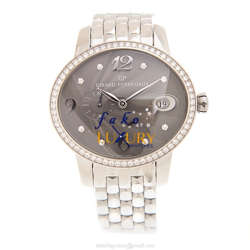 Girard Perregaux Cats Eye Replica Watch 80486D11A862-11A, Automatic Gray Dial, Stainless Steel & - Image 2