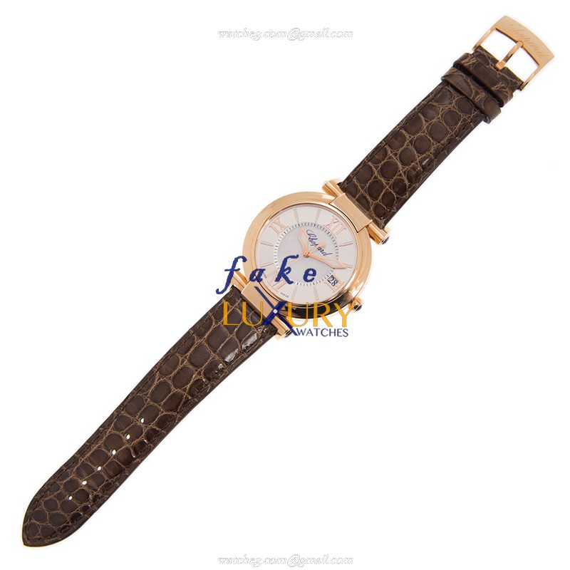 -384241-5001ST.OO.1240ST.01 - Chopard IMPERIALE Automatic 18kt Rose Gold Replica Watch - White - Image 2
