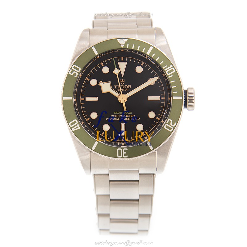 Tudor 79230G HERITAGE RANGER Automatic Stainless Steel Replica Watch, Black Dial, Silver Strap - Image 2