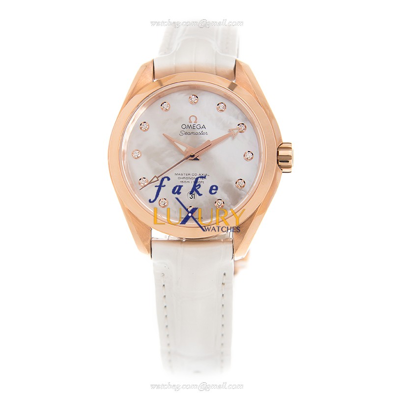 Omega 231.53.34.20.55.001 SEAMASTER Auto 18kt Rose Gold Replica Watch - Image 2