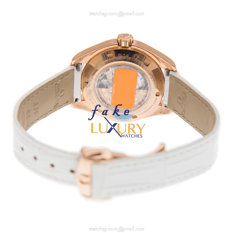 Omega 231.53.34.20.55.001 SEAMASTER Auto 18kt Rose Gold Replica Watch - Image 4