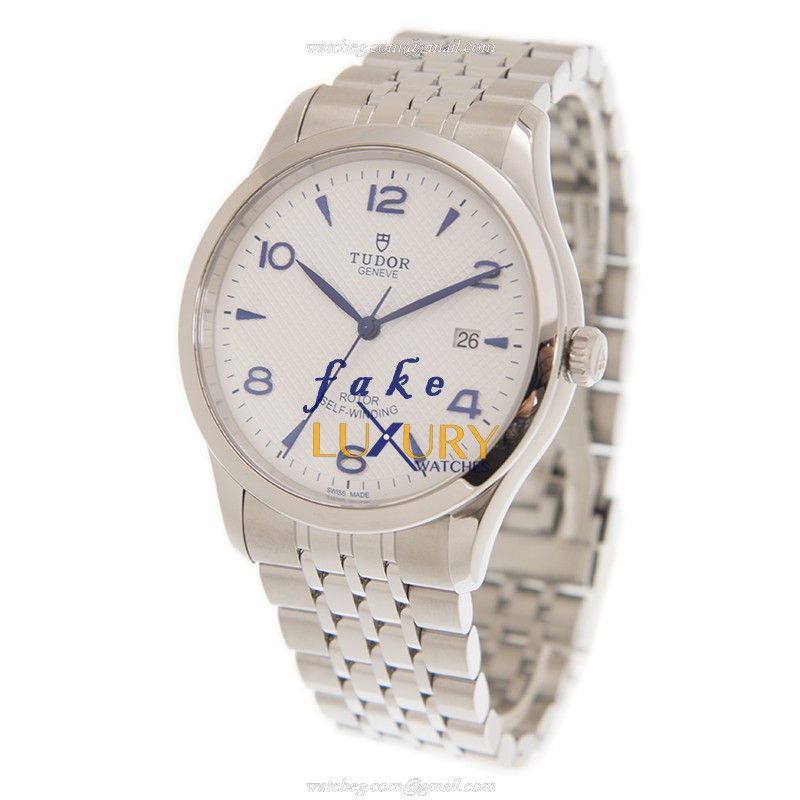 Tudor 91650-67070-WT 1926 Automatic Stainless Steel Replica Watch - White Dial, Silver Strap - Image 3