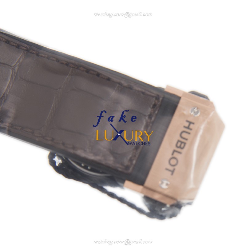 Hublot 601.OX.0183.LR.1104 Automatic 18kt Rose Gold & Diamond Replica Watch - Model Number - Image 4
