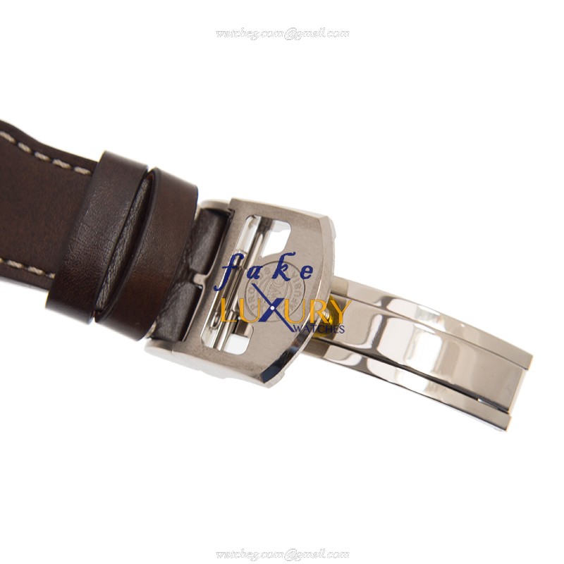 IWC IW502703 - Replica Watch - 46mm - Automatic - Blue Dial - Brown Cowhide Strap - Image 4